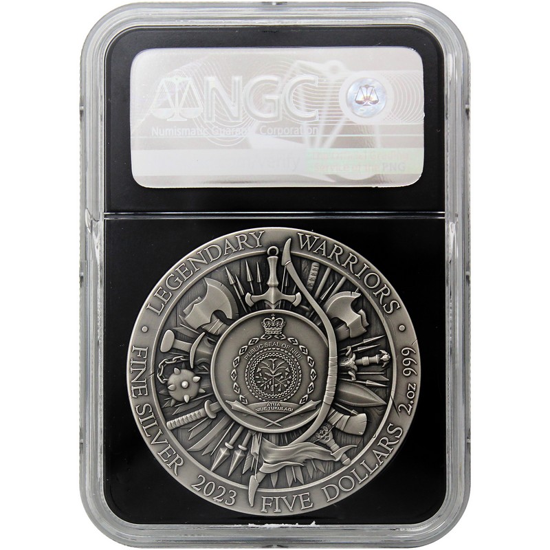 2023 Legendary Warriors Achilles 2oz Silver NGCX MS10 | TCV