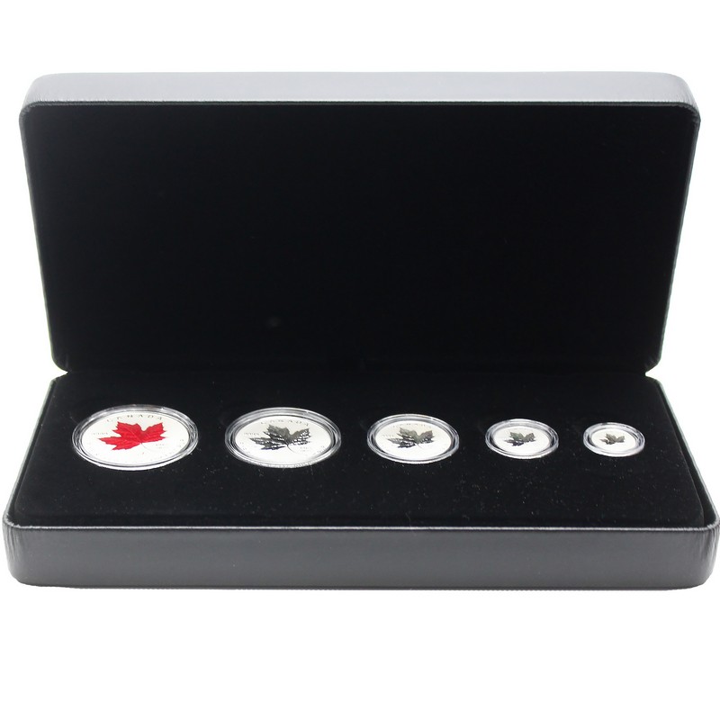 2025 Canada Silver Maple Leaf Fractional Set OGP 5pc 60th