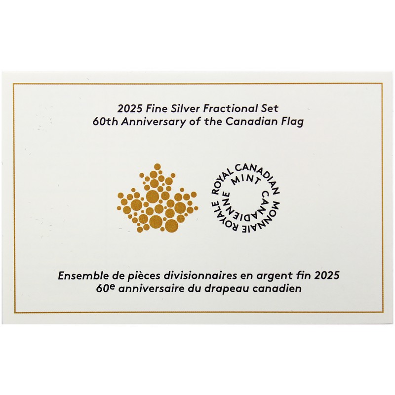 2025 Canada Silver Maple Leaf Fractional Set OGP 5pc 60th