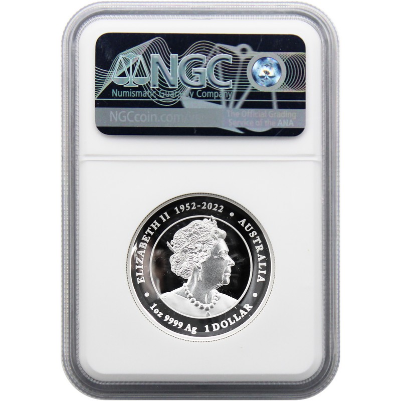 2024 1oz Sil PF Year of Dragon HR Coin NGC PF70UC ER | The Coin Vault