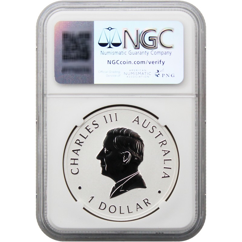 2024 P125 1oz Silver Colorized Wedge-Tailed Eagle NGC MS70 FDI