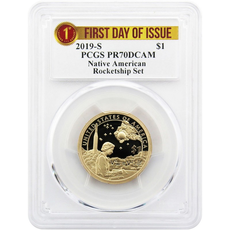 2019 Rocketship Set PCGS 70/69 PL First Day Issue Label | The Coin