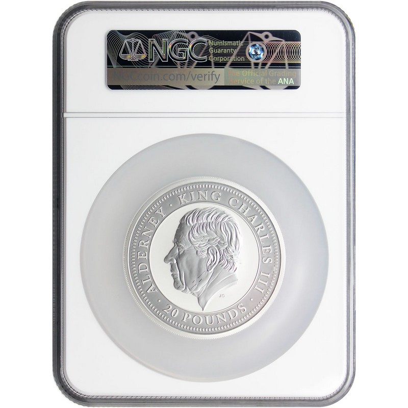 2024 PF 10oz Roman Fin. Sil UHR Bald Eagle NGC SP70FR | The Coin Vault