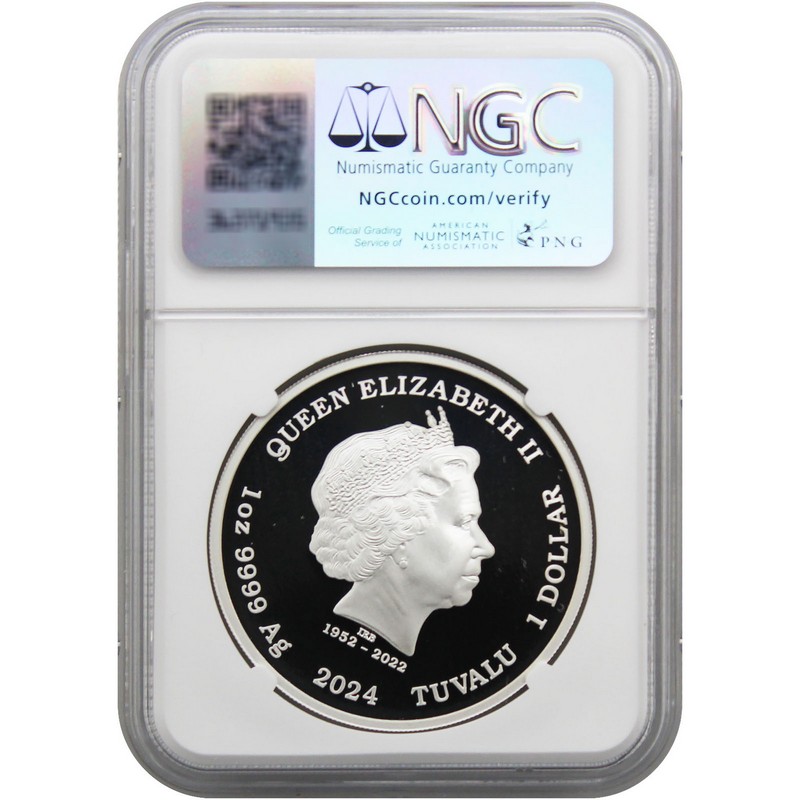 2024 James Bond 1oz Silver Colorized NGC PF70ER | TCV