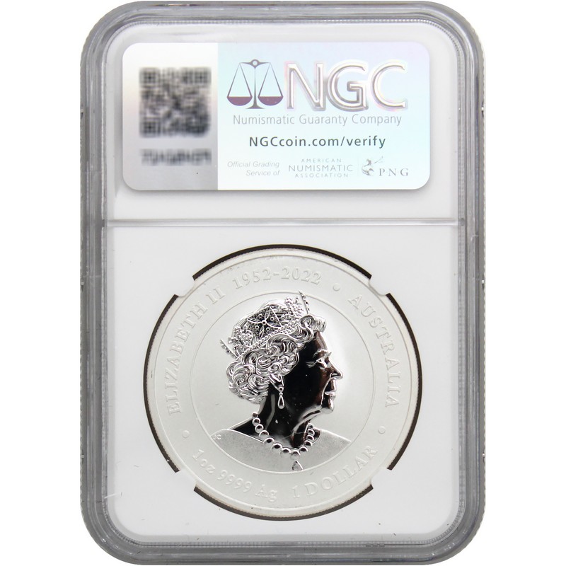 2024 P125 $1 Australia Lunar Series III 1oz Gold Colorized Silver