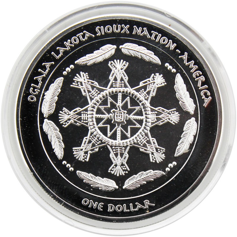 2025 $1 Proof Oglala Lakota Sioux Nation Native American Series