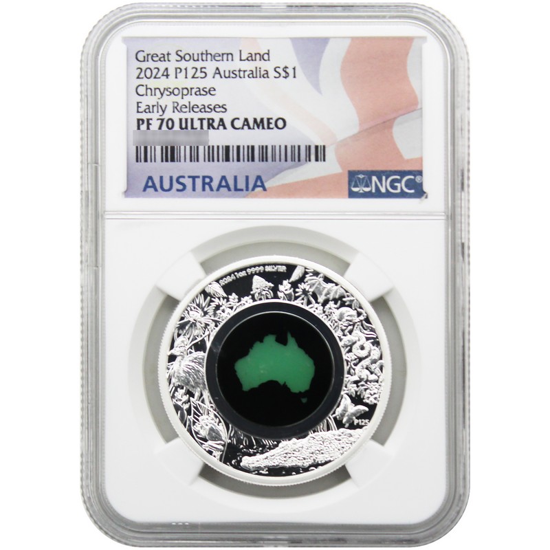 2024 P $1 Proof Australia 1oz Silver Great Southern Land