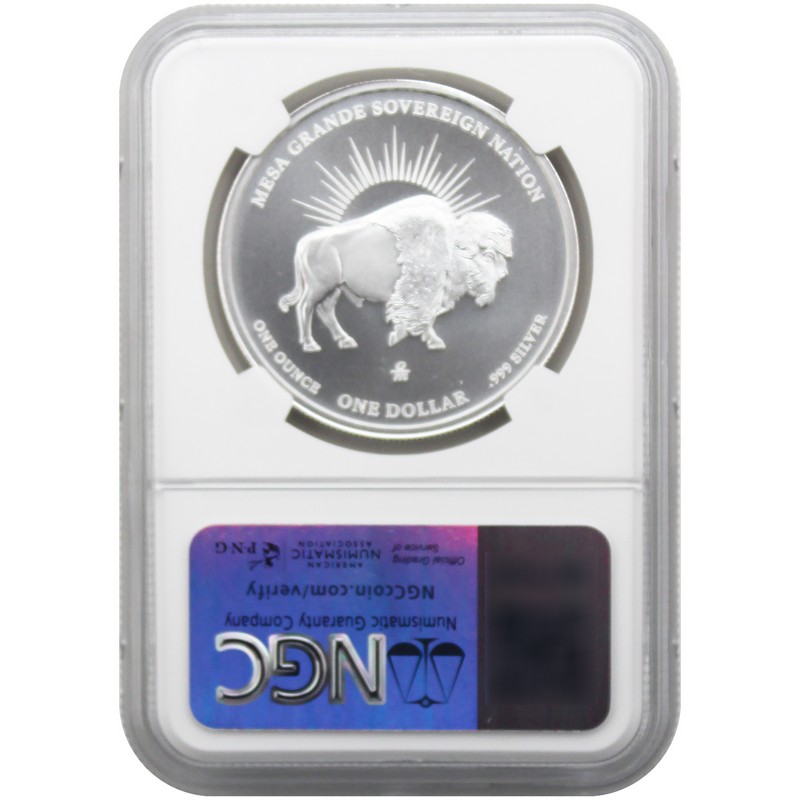 2025 $1 Mesa Grande Sovereign Nation 1oz Silver Native American