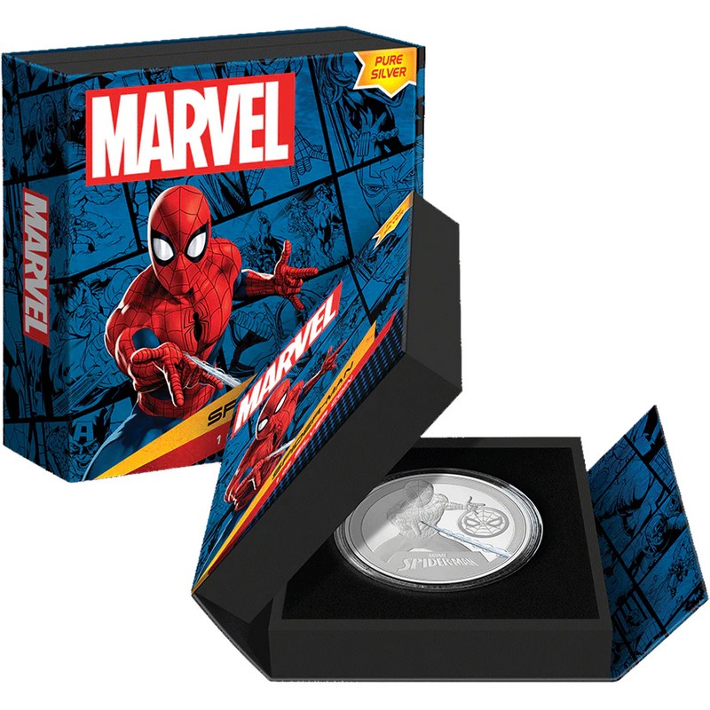 2023 $2 Proof NIUE Classic Superheroes 1oz Colorized Silver