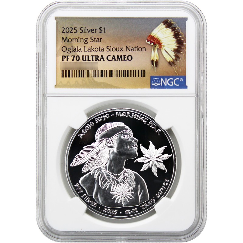 2025 $1 Proof Oglala Lakota Sioux Nation Native American Series
