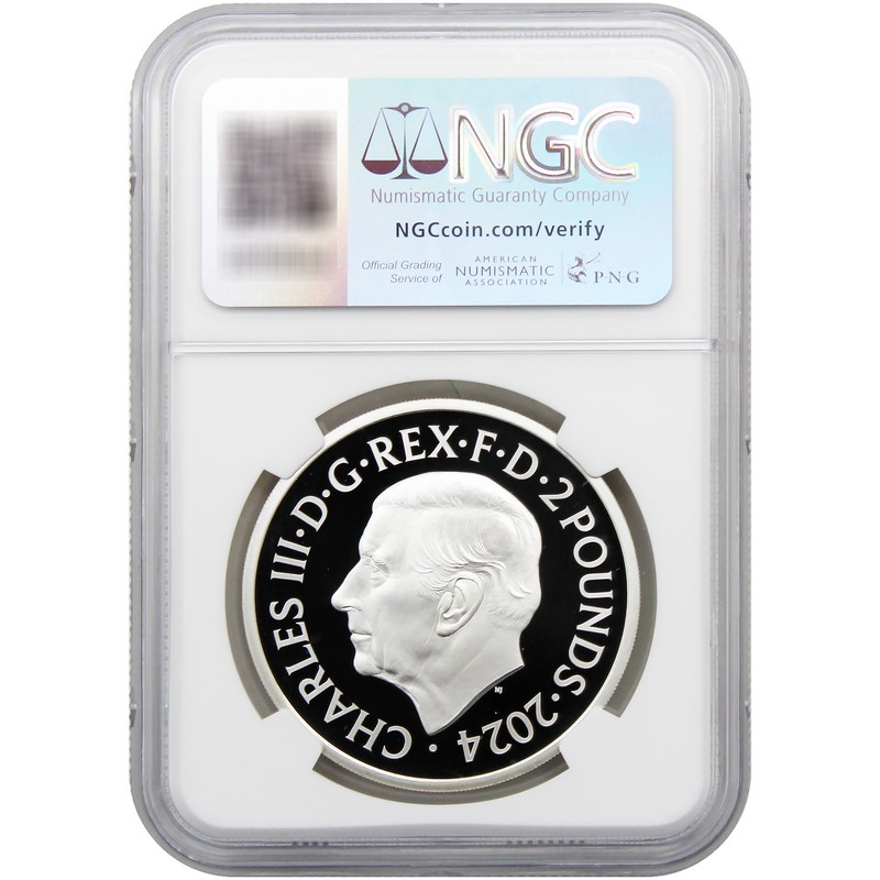 2024 £2 Proof Great Britain 1oz Silver D-Day 80th Anniversary Coin