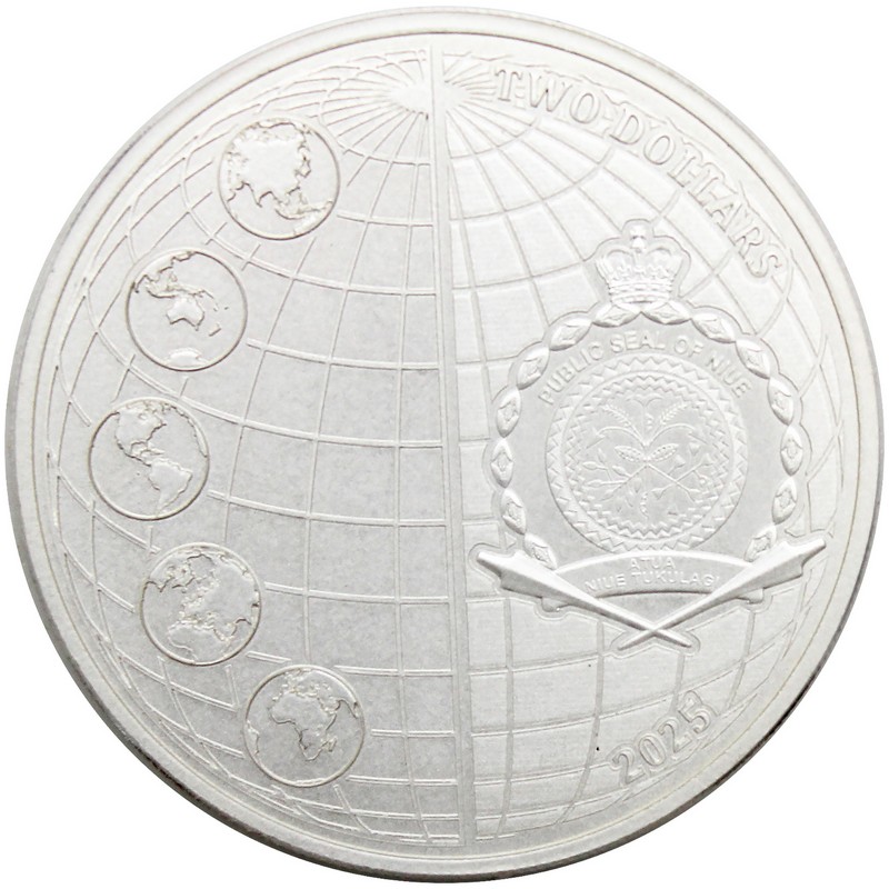 2025 $2 NIUE 1oz Antiqued Silver Ultra High Relief African