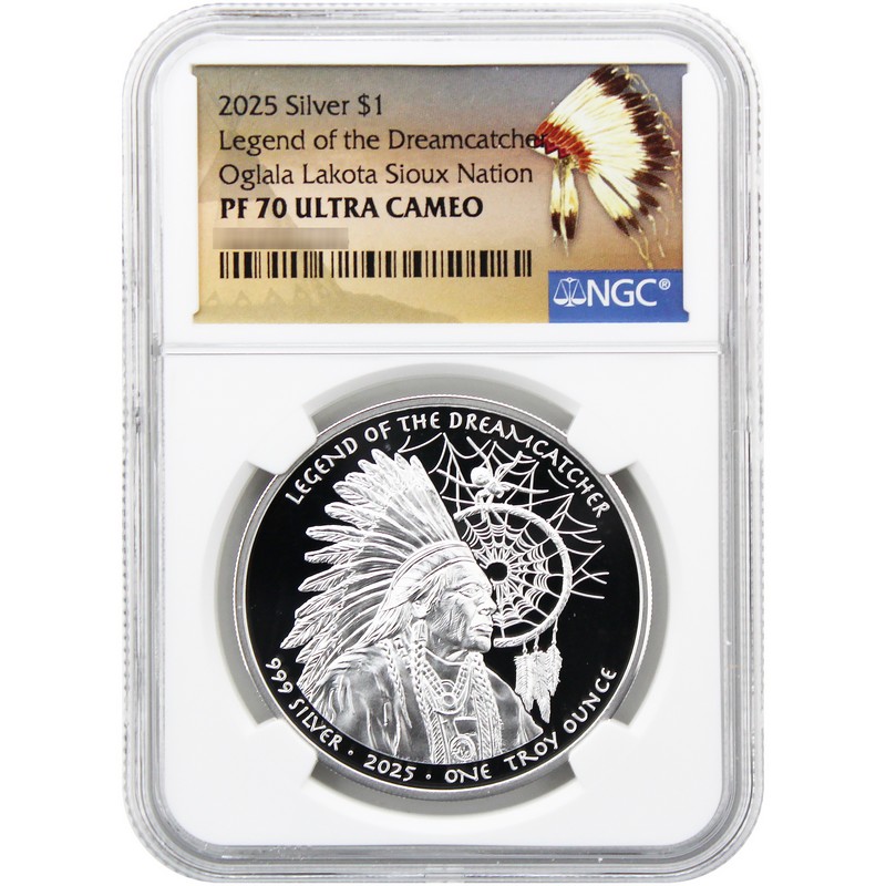 2025 $1 Proof Oglala Lakota Sioux Nation Native American Series