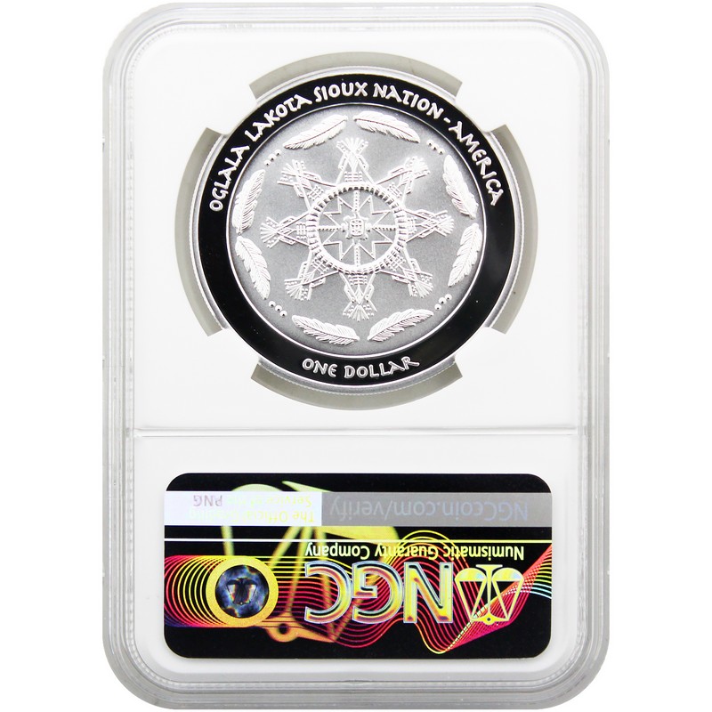 2025 $1 Proof Oglala Lakota Sioux Nation Native American Series