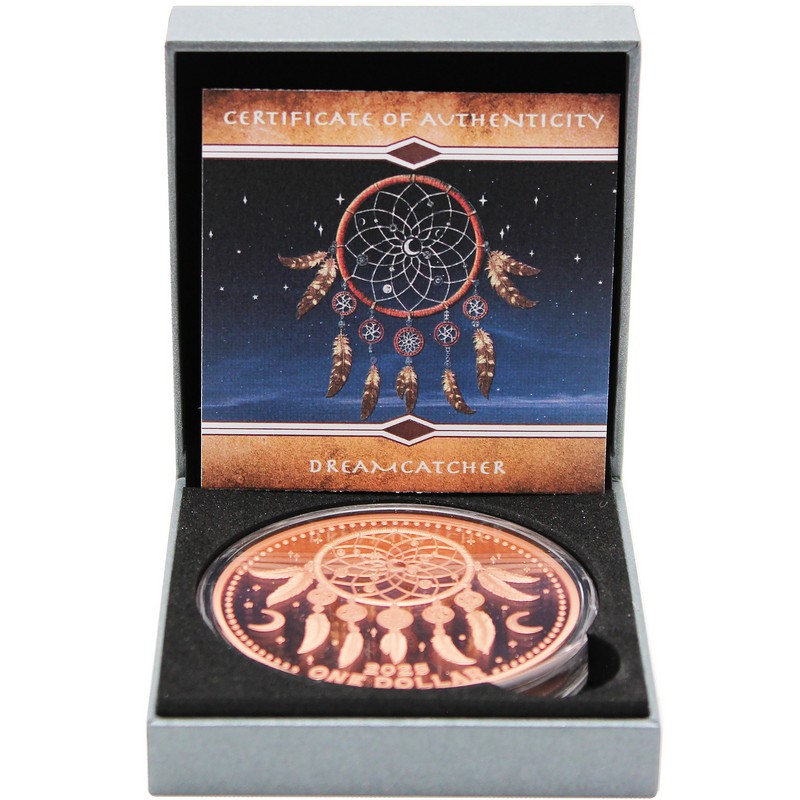 2025 $1 Mesa Grande Sovereign Nation 5oz Copper Dreamcatcher