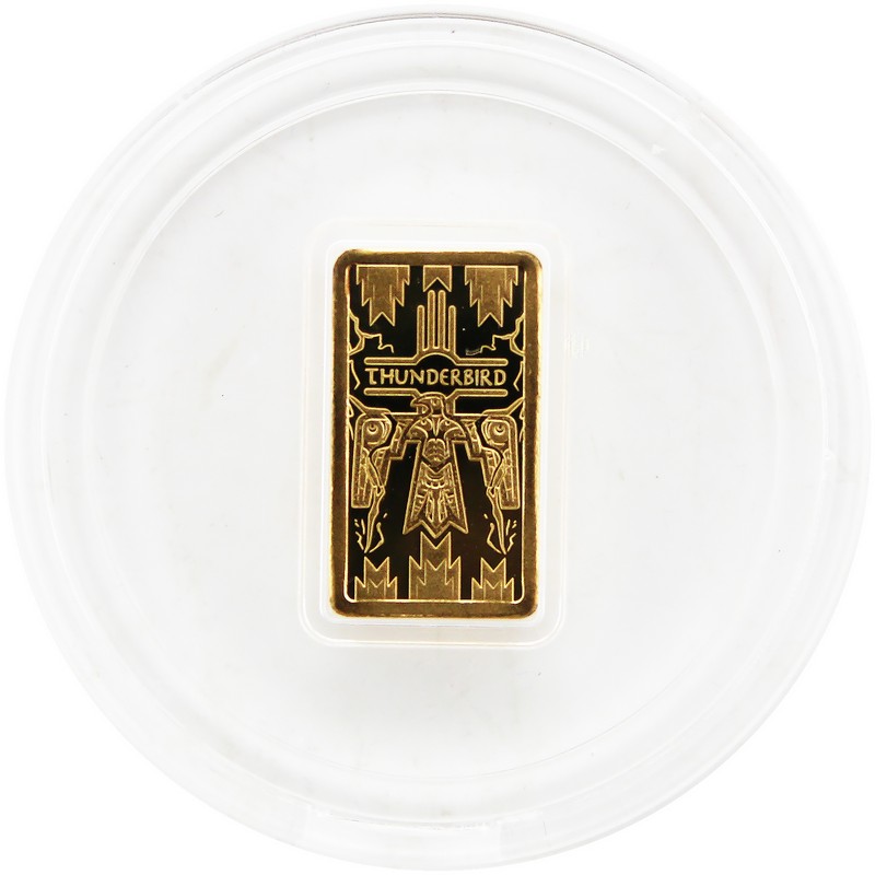 2025 $20 PF Oglala 1/200th oz Gold Thunderbird Ingot Coin | The