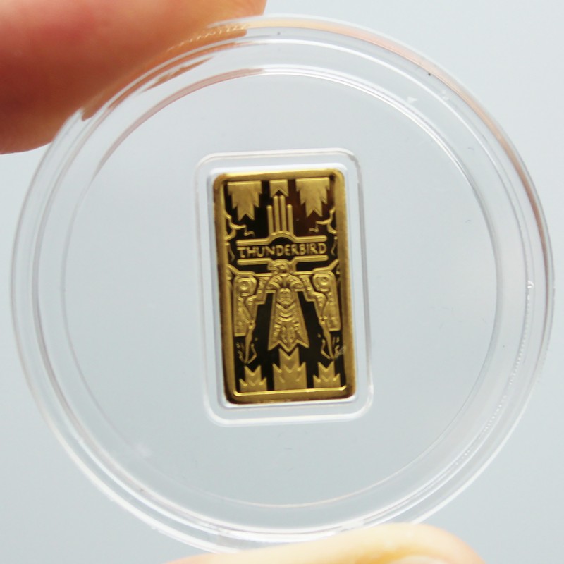 2025 $20 PF Oglala 1/200th oz Gold Thunderbird Ingot Coin | The