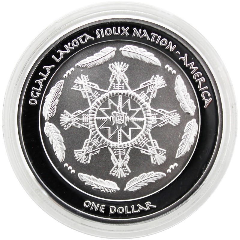 2026 $1 Proof Oglala Lakota Sioux Nation Native American Series