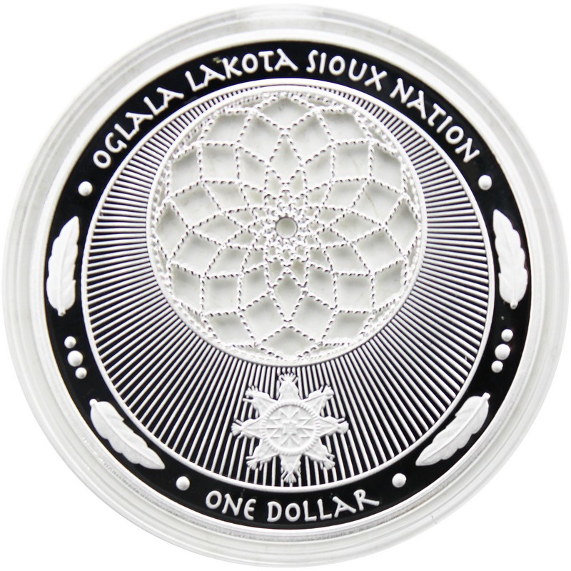 2026 $1 PF 1oz Silver Filigree Dreamcatcher Coin OGP | The Coin Vault