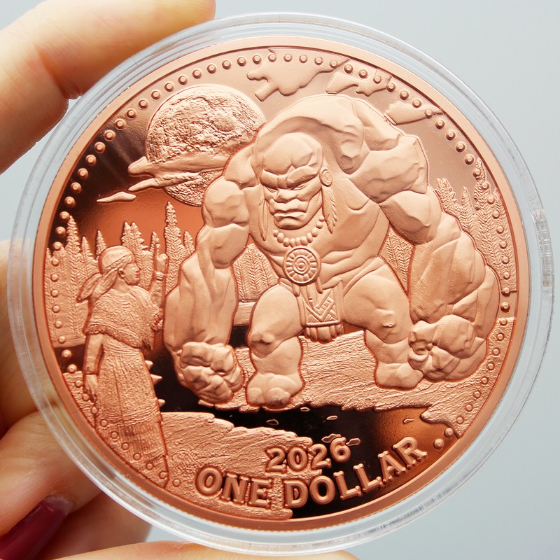 2026 $1 Mesa Grande Sovereign Nation 5oz Copper Stone Giant