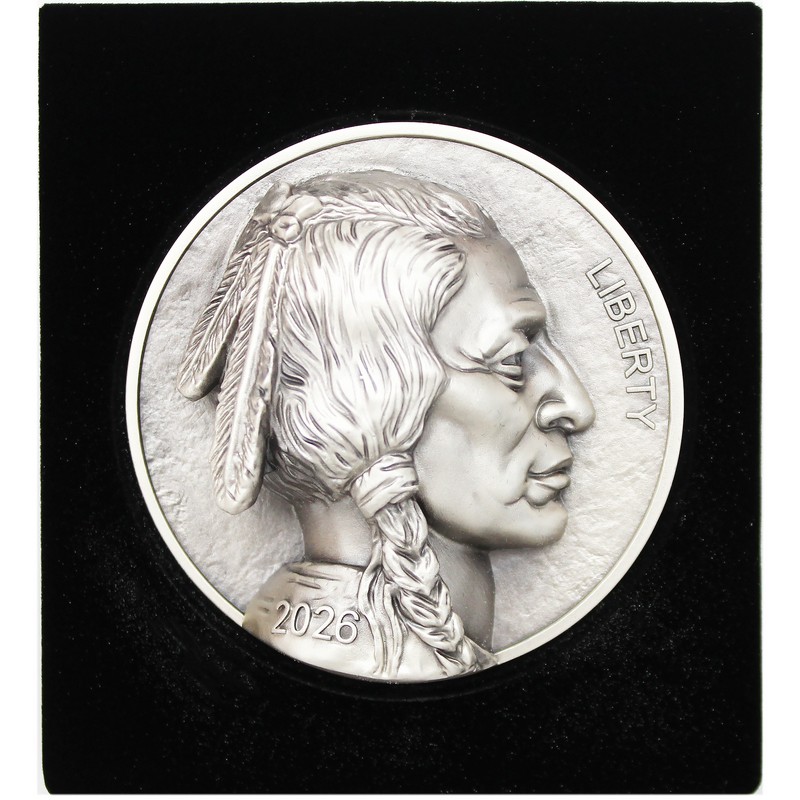 2026 Beyond Relief 5oz Silver Buffalo Nickel OGP | The Coin Vault