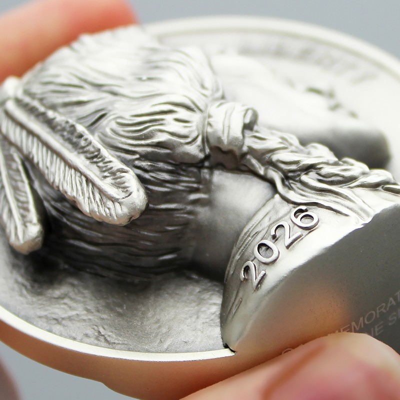 2026 Beyond Relief 5oz Silver Buffalo Nickel OGP | The Coin Vault