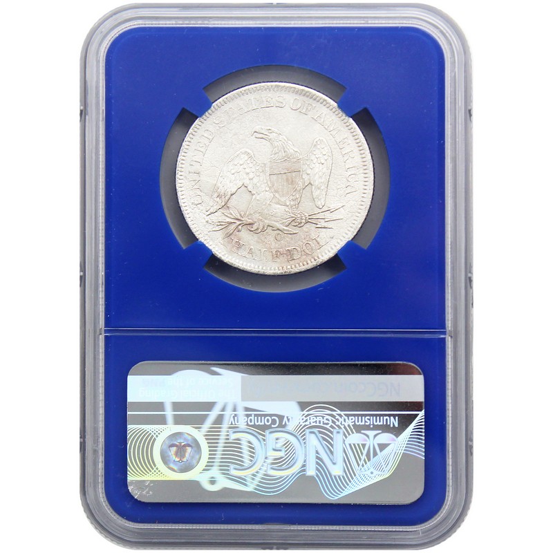 1854 O Liberty Seated Half Dollar NGC Shipwreck Effect SS Republic