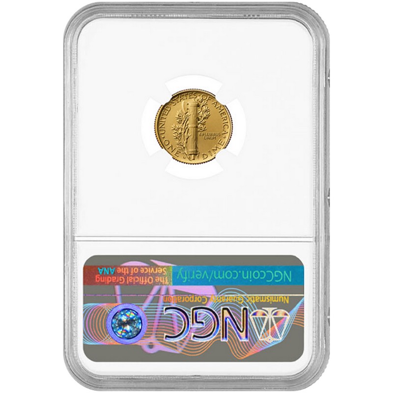 2026)1916 Mercury Dime Gold/Silver NGC SP70 FDI 1st Label | The
