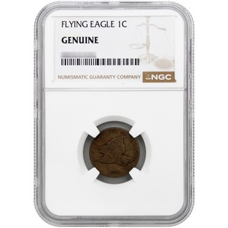 Random Date Flying Eagle Cent NGC Genuine