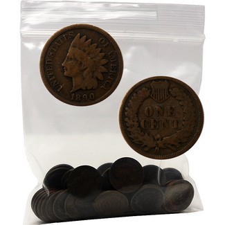 Classic Collection: Indian Cent Bag of 50 Coins