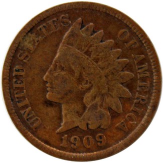 1909 Indian Cent Good - Very Good Condition