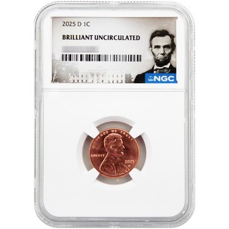 2025 D Lincoln Cent NGC BU Portrait Label