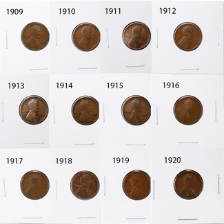 First 12 Years of the Lincoln Cent