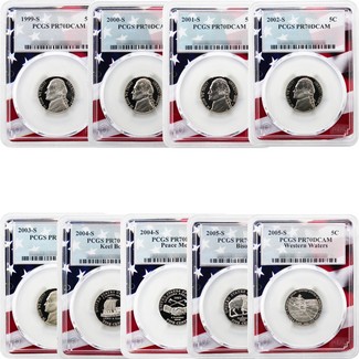 38th Anniversary Proof Jefferson Nickel Mega Deal!