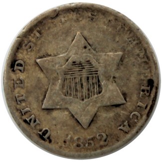 1851-1872 Three Cent Silver G/VG Condition (Random Date)