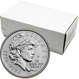 2026 $20 P&D Semiquincentennial Dime Emerging Liberty Bag BU Condition in Original U.S. Mint Sealed Box