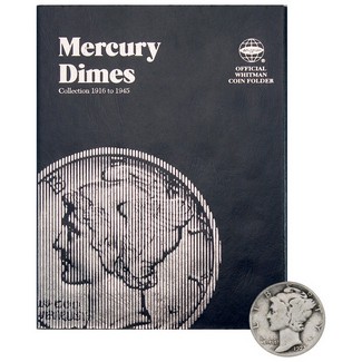 1916-1945 Mercury Dime Set in Album