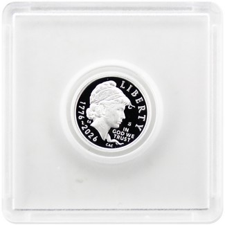 1776-2026 S Silver Proof Semiquincentennial Dime Emerging Liberty in Custom Packaging