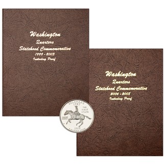 1999 - 2008 Deluxe Statehood Quarter Set in Dansco Albums