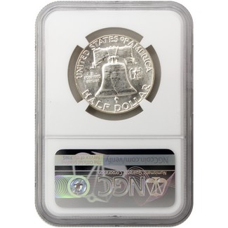 1955 Bugs Bunny Franklin Half NGC MS64 Portrait Label | The Coin Vault