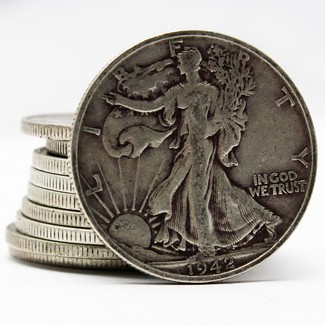 (10) Walking Liberty Halves G/VG Condition