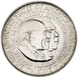 Washington-Carver BU Silver Commemorative Half Dollar