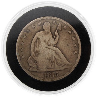 Liberty Seated Half Dollar "With Motto" (1866-1891) Average Circulated Condition