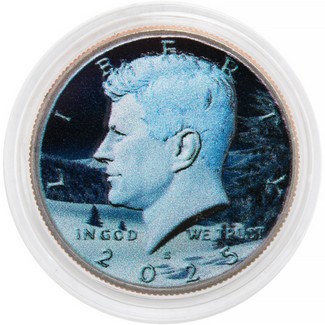 2025 Kennedy Half Dollar Jack Frost Colorized Edition | The Coin Vault