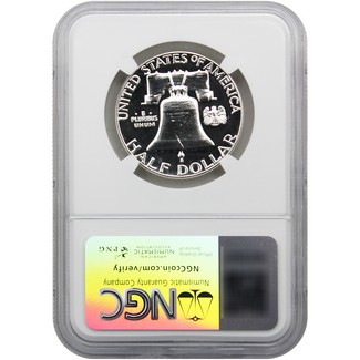 1958 Proof Franklin Half Dollar NGC PF69 | The Coin Vault
