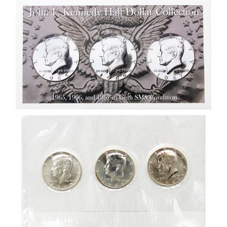 Kennedy Half Dollar Special Mint Set Trio BU