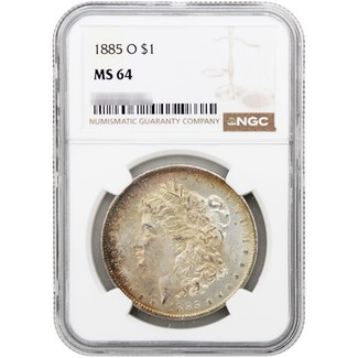 1885-O Morgan Dollar NGC MS-64