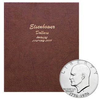 Complete Eisenhower Dollar Set in Dansco Album