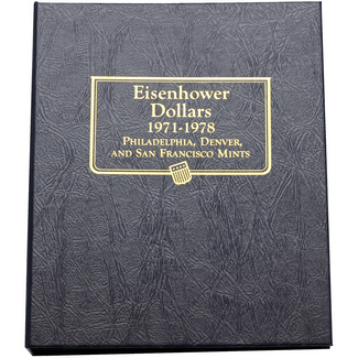 Complete Eisenhower Dollar Set in Whitman Album
