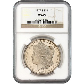1879-S Morgan Dollar NGC MS-65